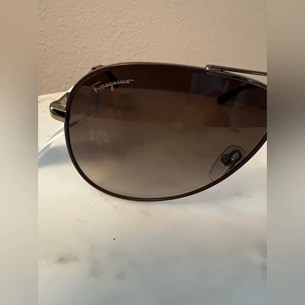 Salvatore Ferragamo timeless Aviator Sunglasses